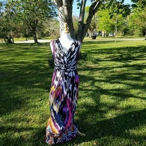 Chico's Multi Color Maxi Size 1 (8-10)